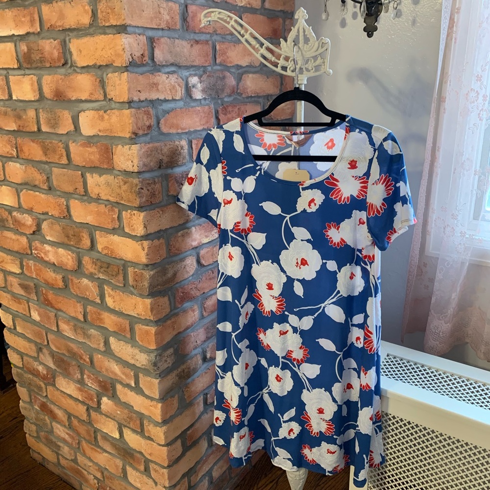 Floral dress.